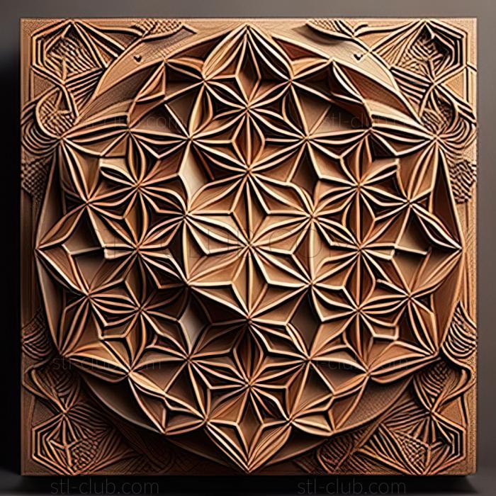 3D model st sacred geometry (STL)